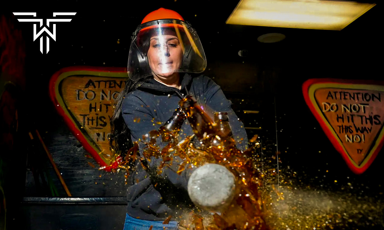 Sessie in een rage room (45 min) in de buurt van Brussel