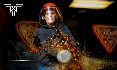 Sessie in een rage room (45 min) in de buurt van Brussel