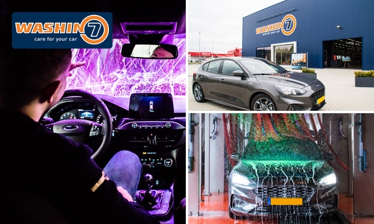Complete carwash bij Washin7 in Venlo, Tegelen of Weert