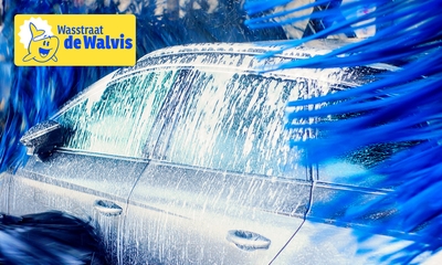 Autowasbeurt naar keuze bij Wasstraat De Walvis