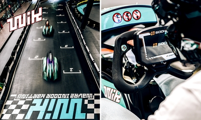 2 of 3 kartsessies bij Wavre Indoor Karting