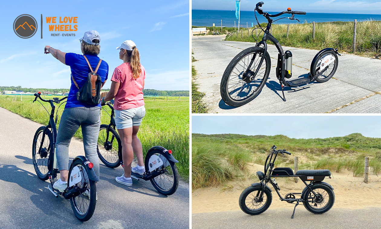 Huur E-step (2 uur) of fatbike (3 uur)
