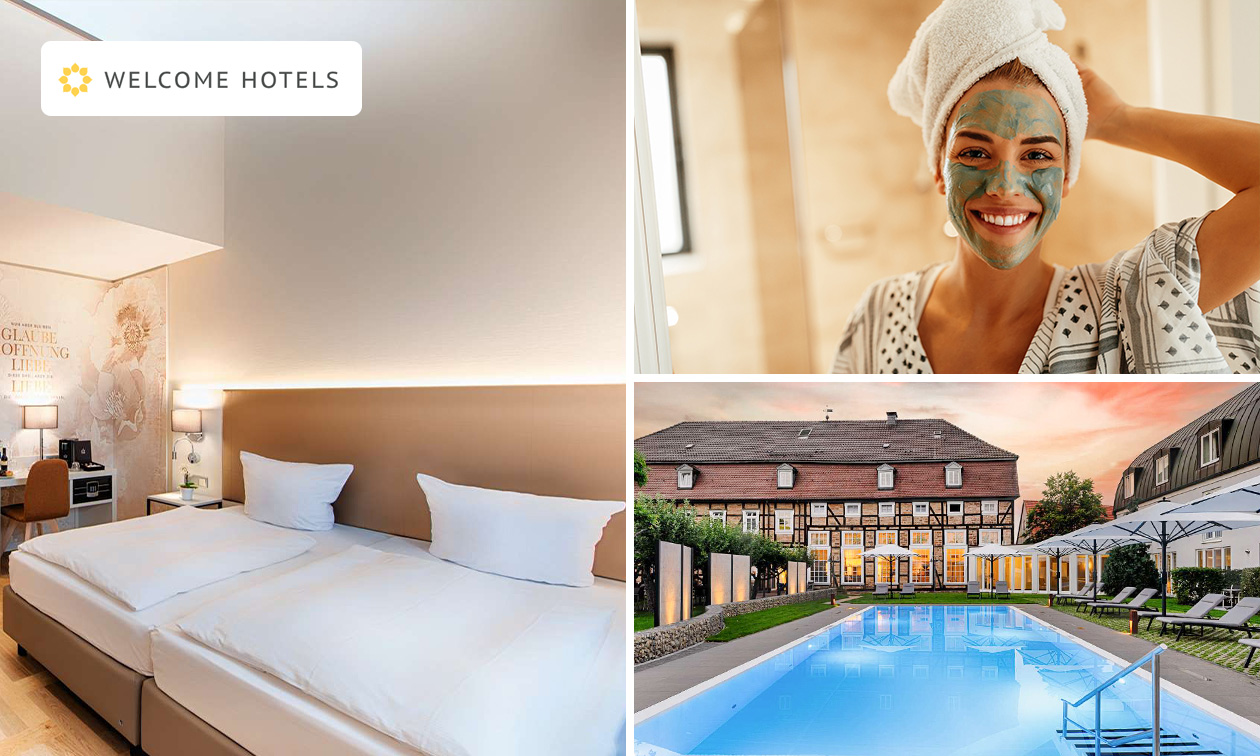 Overnachtingen voor 2 personen inclusief ontbijt, hoofdgerecht, wellness en meer in Bad Arolsen