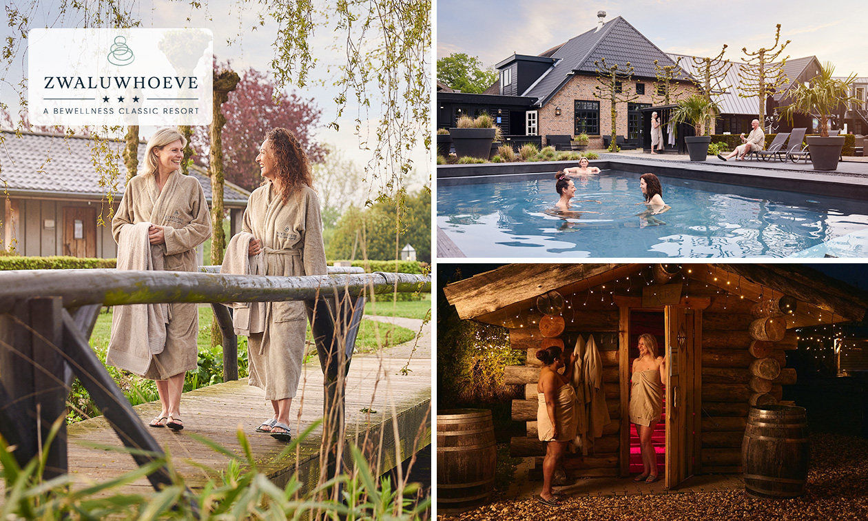 Dag- of avondentree bij Wellnessresort Zwaluwhoeve