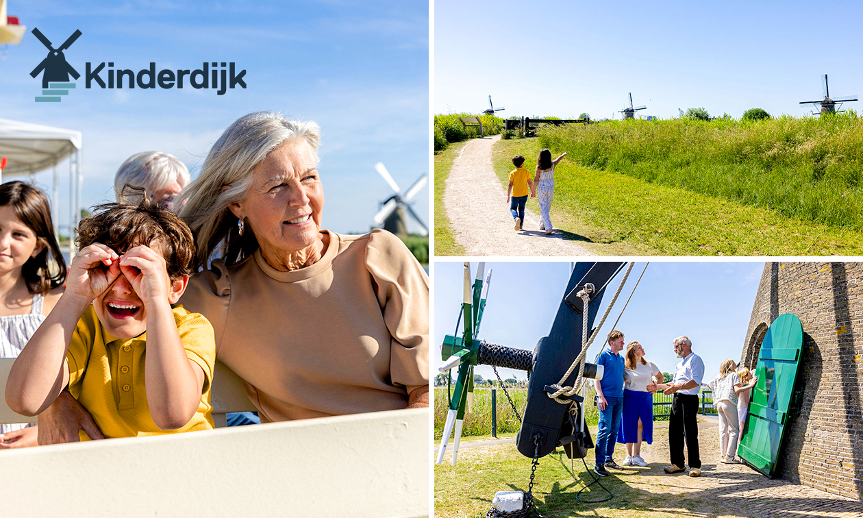 Toegang tot UNESCO Werelderfgoed Kinderdijk + evt. lunchplank