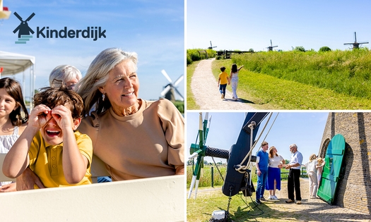 Toegang tot UNESCO Werelderfgoed Kinderdijk