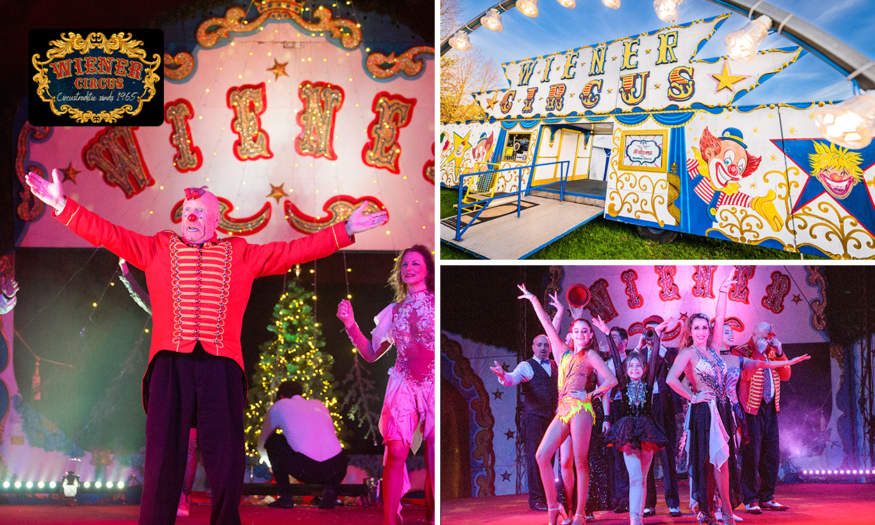 Entree voor Wiener Circus in Maaseik of Heusden-Zolder