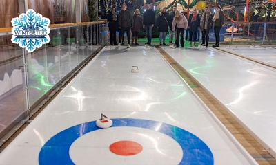 Curling (30 min) voor max. 8 personen bij Wintertijd Heerlen