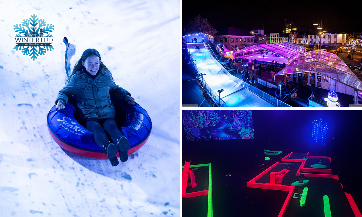 9 holes magic wintergolf + 2x glijden van glijbaan + drankje bij Wintertijd Heerlen