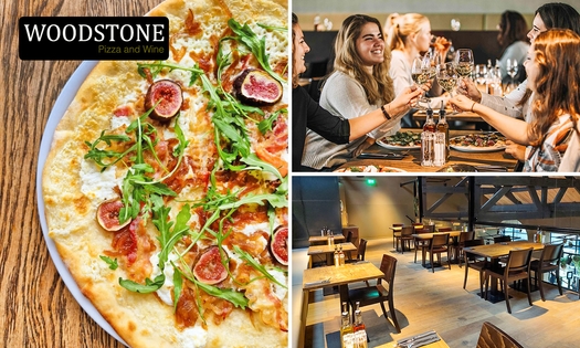 2-gangen keuzelunch bij WOODSTONE Pizza and Wine Alphen aan den Rijn