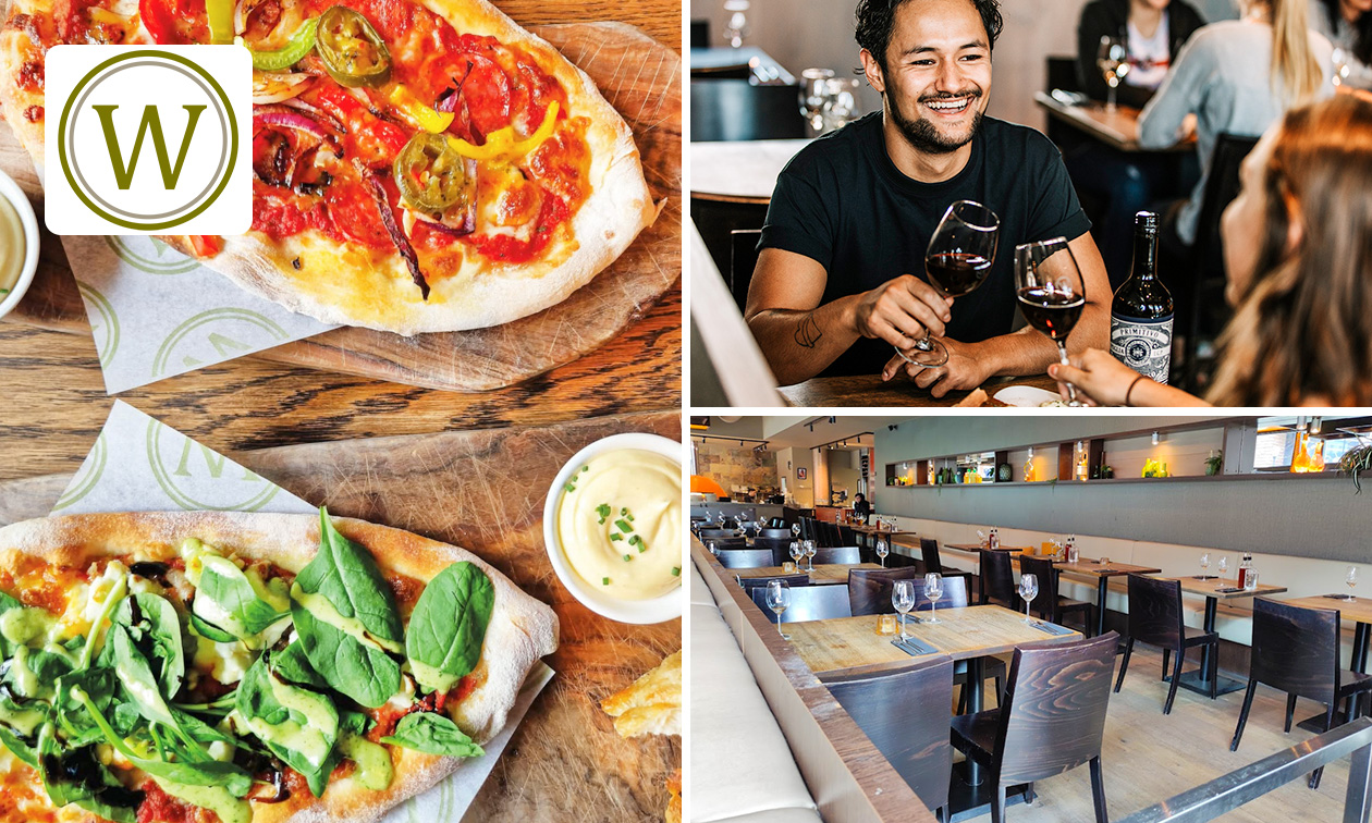 2-gangen keuzelunch bij WOODSTONE Pizza And Wine Haarlem