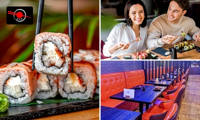 All-You-Can-Eat Sushi und Grill zum Mittag