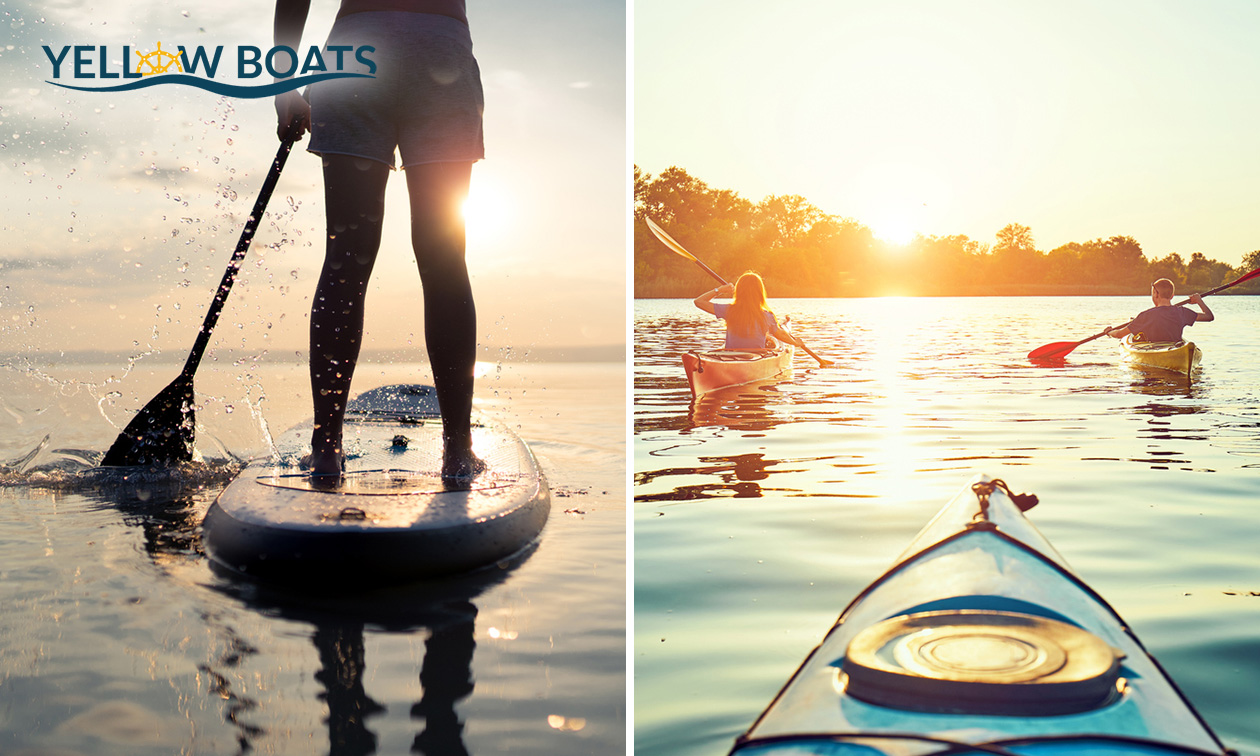 Dagdeel suppen of kanoën over de Maasplassen