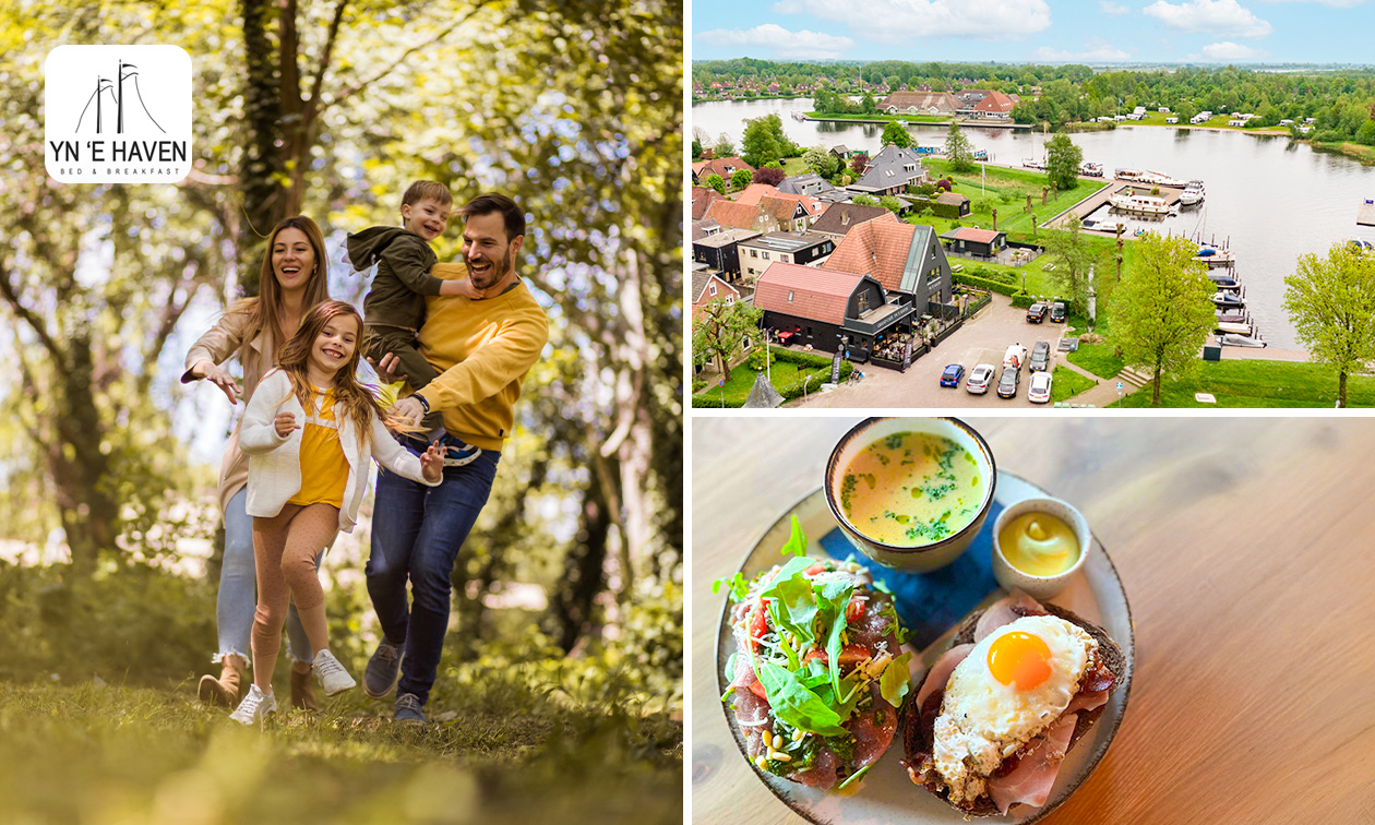 Wandelarrangement incl. koffie + gebak + 12-uurtje bij Yn´e Haven
