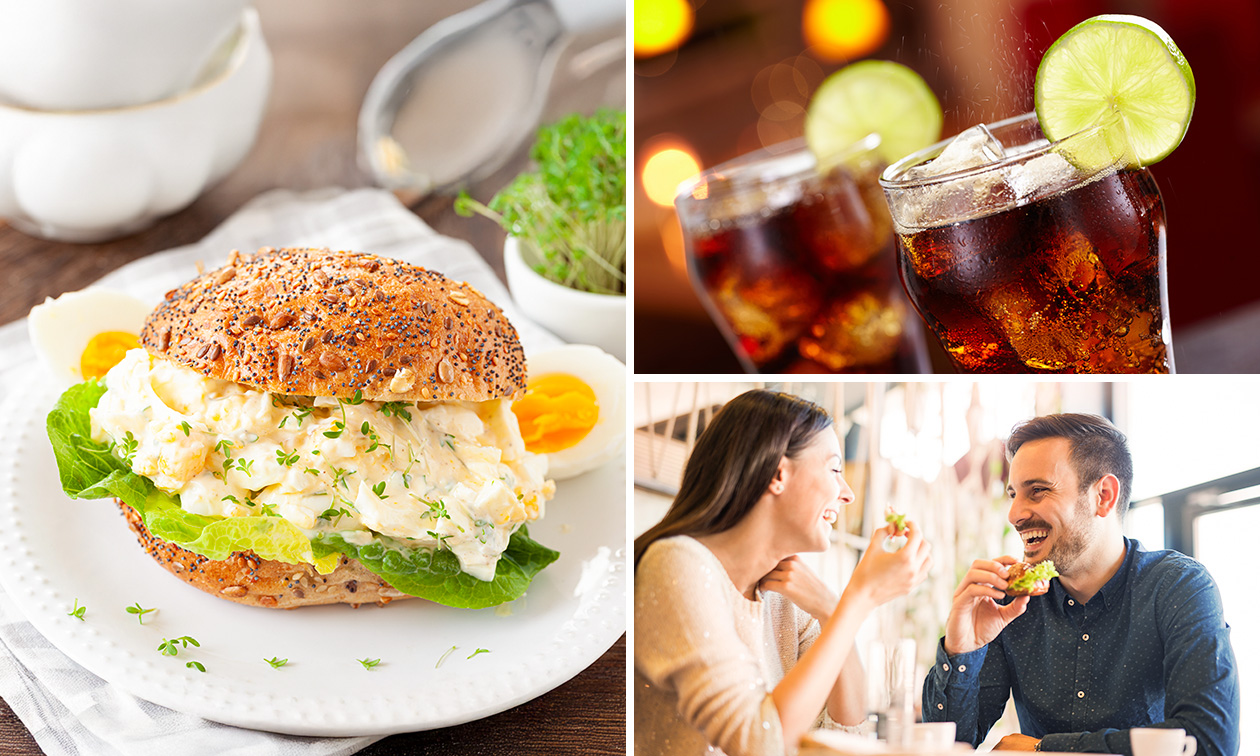 1 of 2 broodjes + frisdrank naar keuze voor afhaal of bezorging