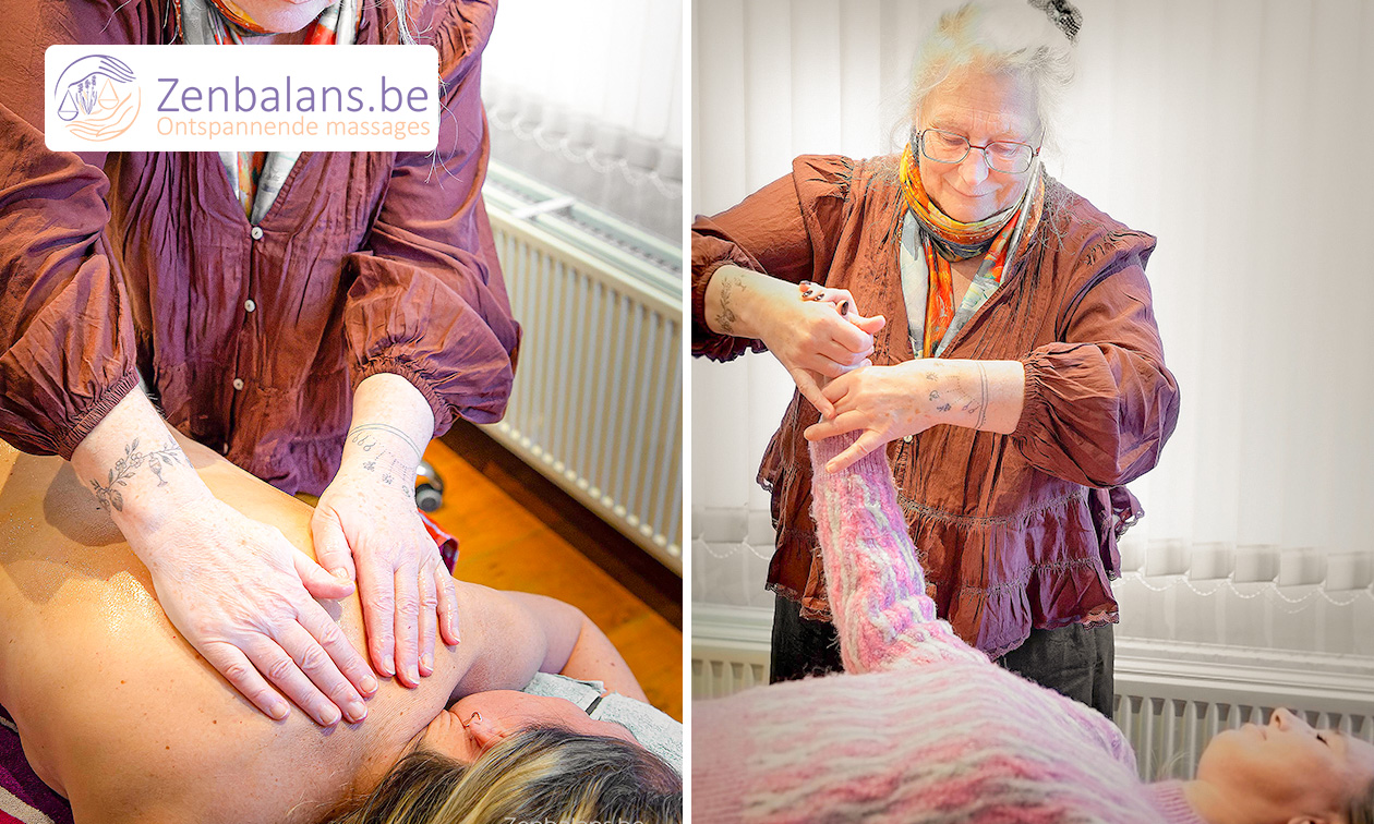 1 of 3 ontspanningsmassage(s) (75 min)