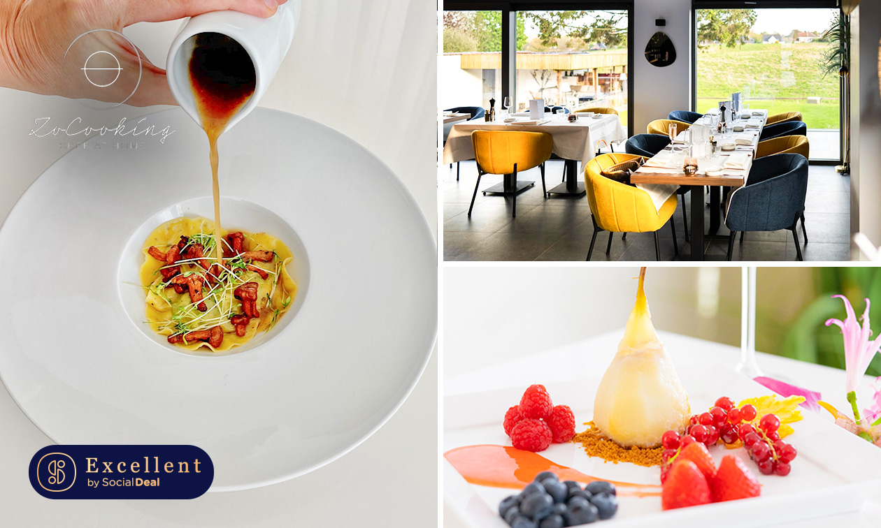 6-gangendiner van de chef of wilddiner nabij Brussel