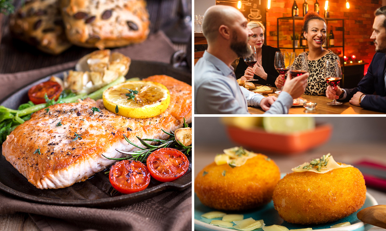 3-gangenlunch of -diner à la carte bij Zorbar met uitzicht op zee