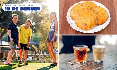 Minigolf + drank en koek of chips