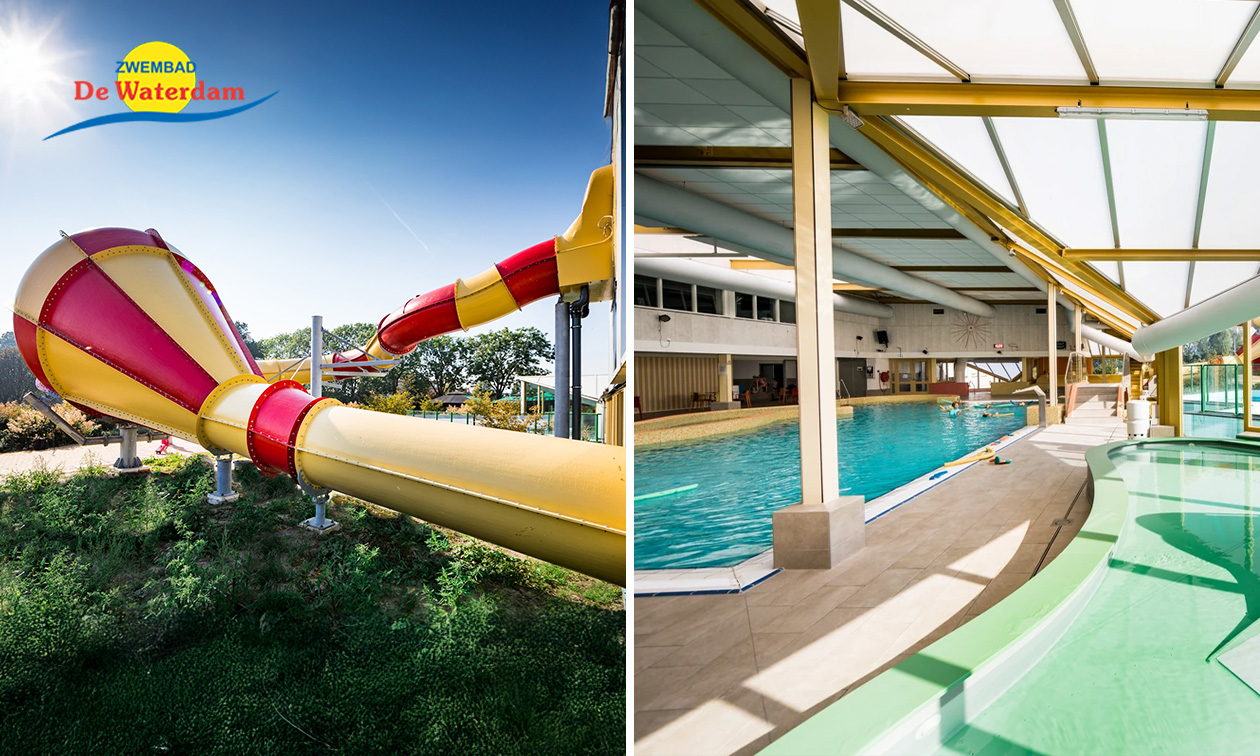 Entree voor Zwembad de Waterdam in Volendam