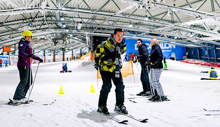 Introductie- of privéles (1 uur) + vrij skiën of snowboarden (1 uur) | vanaf €32 (29% korting)