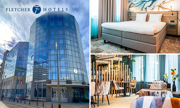 Overnachting voor 2 + evt. ontbijt en 3-gangendiner bij Fletcher Hotels