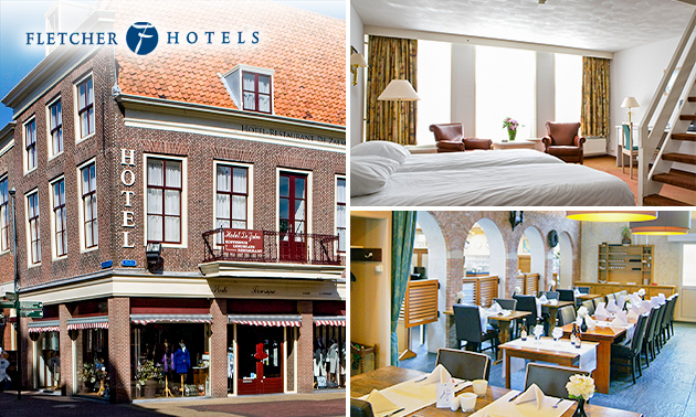 Nuit pour 2 + évtl. petit-déjeuner et dîner en 3 services au Fletcher Hotels