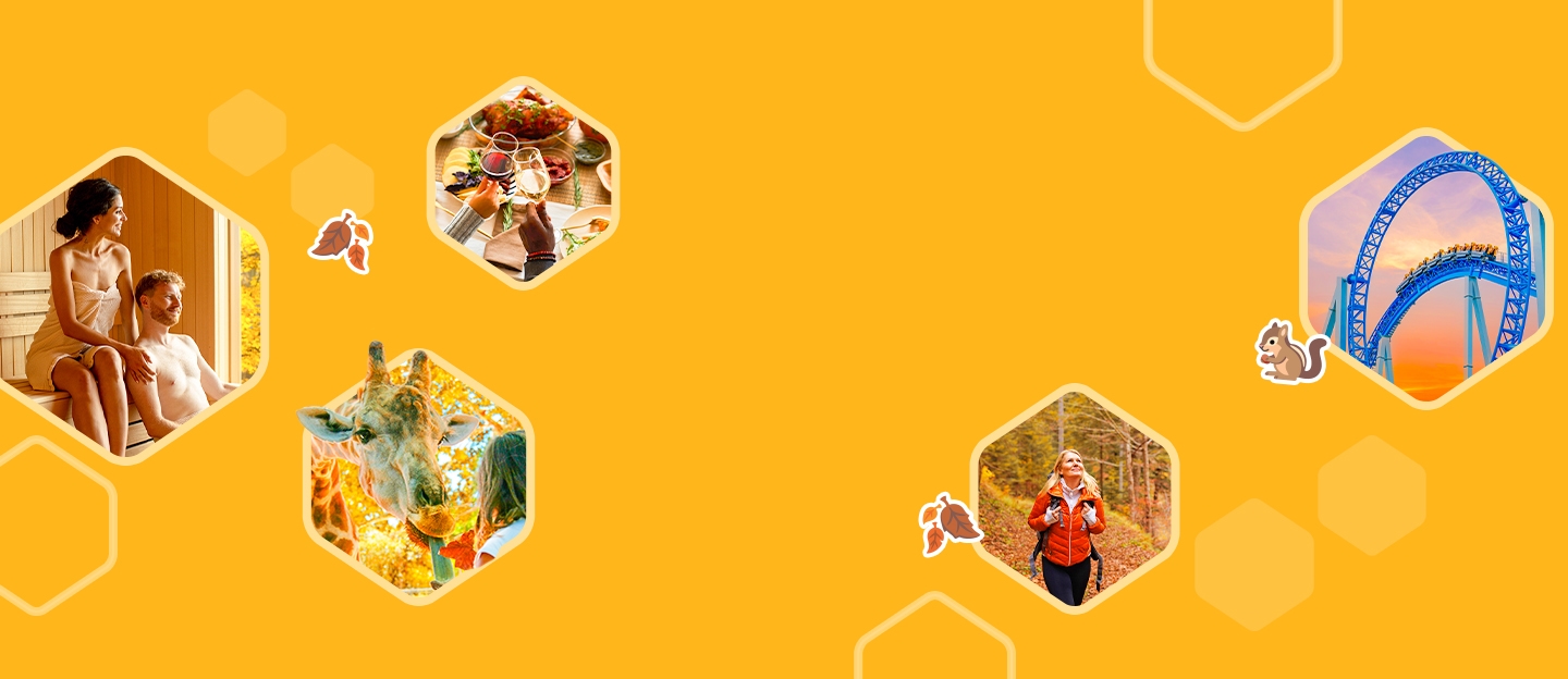 Unternimm etwas diesen Herbst mit den besten Deals