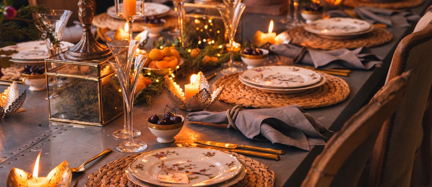 Kerstdiner en kerstmenu met korting