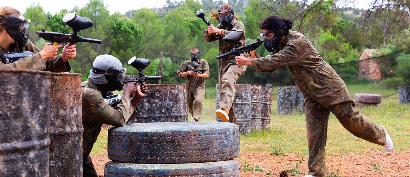 Paintballen en lasergamen met korting in België