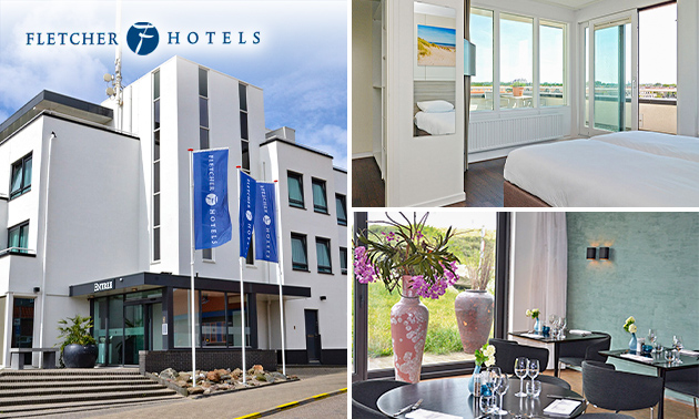 Overnachting voor 2 + evt. ontbijt en 3-gangendiner bij Fletcher Hotels
