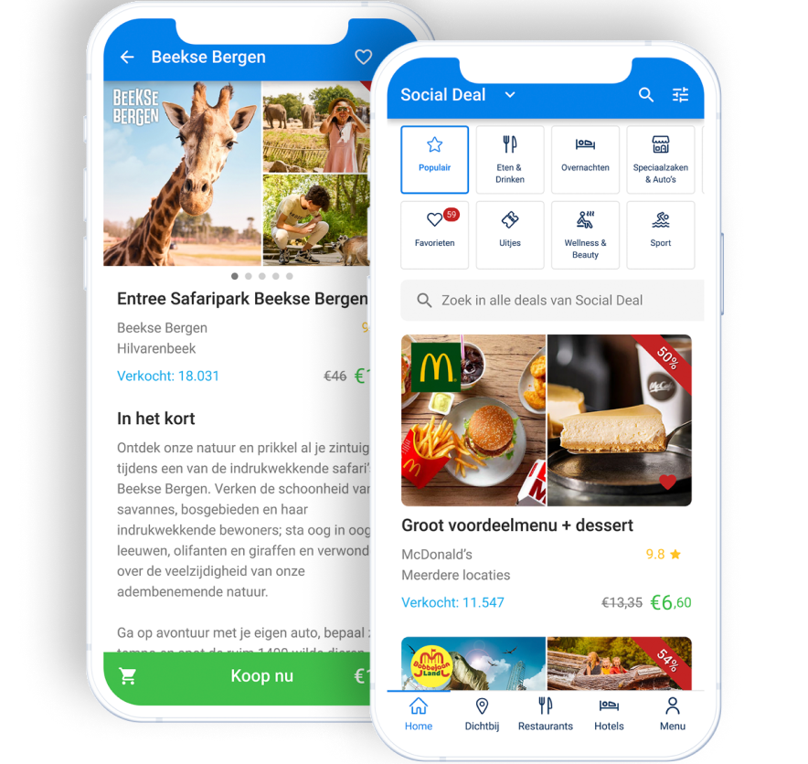 Download de vernieuwde Social Deal app