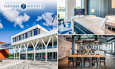 Overnachting voor 2 + evt. ontbijt en 3-gangendiner bij Fletcher Hotels