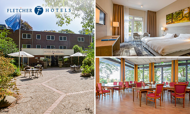 Overnachting voor 2 + evt. ontbijt en 3-gangendiner bij Fletcher Hotels