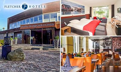 Overnachting voor 2 + evt. ontbijt en 3-gangendiner bij Fletcher Hotels***